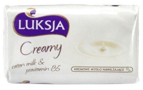 LUKSJA Mydło kostka 100g CREAMY COTTON&PROVITAMIN, 8797 Luksja LUKSJA Mydło kostka 100g CREAMY COTTON&PROVITAMIN, 8797 Luksja