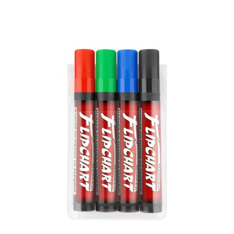 Marker FLIPCHART Kamet mix 1,0-3,0mm okrągła końcówka 4 sztuki kolory 73366 Titanum Marker FLIPCHART Kamet mix 1,0-3,0mm okrągła końcówka 4 sztuki kolory 73366 Titanum
