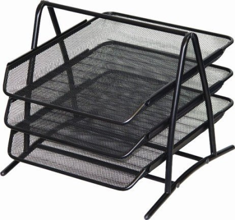 Półka na dokumenty DOTTS A4 (3) siatka czarna 350x297x275mm Dotts Półka na dokumenty DOTTS A4 (3) siatka czarna 350x297x275mm Dotts