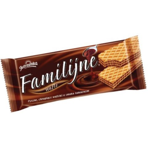 Wafle FAMILIJNE Kakaowo-śmietankowym 180g JUTRZENKA Jutrzenka Wafle FAMILIJNE Kakaowo-śmietankowym 180g JUTRZENKA Jutrzenka