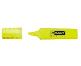 Zakreślacz D.RECT 1128 żółty 121006 D.Rect