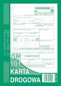 802-3 Karta drogowa MICHALCZYK&PROKOP A5 80 kartek Michalczyk i Prokop