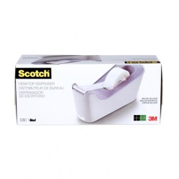 Dyspenser do taśm SCOTCH (C-18L), w zestawie taśma Magic 19mmx33m, lawendowy (X) Scotch 3M