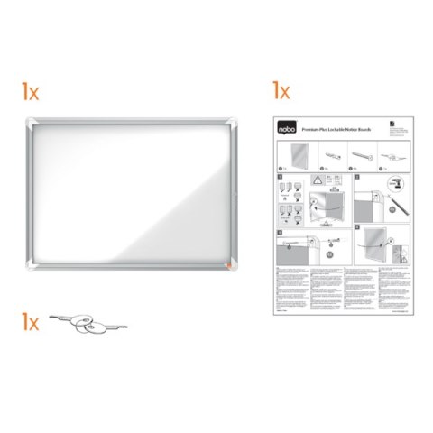 Gablota magnetyczna zewnętrzna Nobo Premium Plus 4xA4 1902577 Nobo Gablota magnetyczna zewnętrzna Nobo Premium Plus 4xA4 1902577 Nobo
