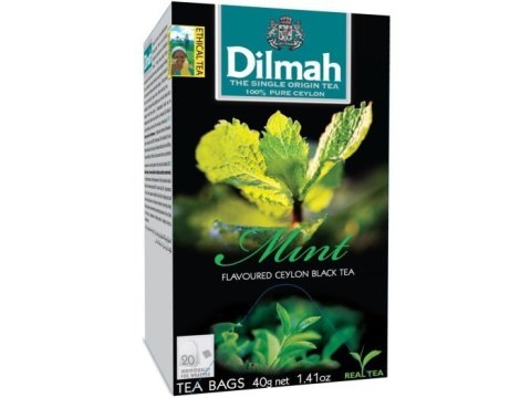 Herbata DILMAH MIĘTA (20 saszetek) czarna Dilmah Herbata DILMAH MIĘTA (20 saszetek) czarna Dilmah