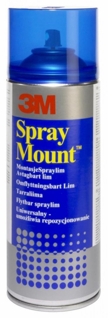 Klej w sprayu 3M Spraymount (UK7874/11), uniwersalny, 400ml Scotch 3M Klej w sprayu 3M Spraymount (UK7874/11), uniwersalny, 400ml Scotch 3M