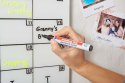 Marker EDDING do tablic szklanych biały + mix kolorów, etui 5 szt. 90/5s/049/b ed suchościeralny Edding