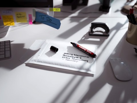 Marker-foliop.300 różowy EDDING końcówka okrągła Edding