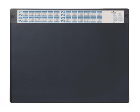 Podkład na biurko z przezroczystą okładką i kalendarzem 650x520mm granat, DURABLE (2024-2027r) 720507 Durable Podkład na biurko z przezroczystą okładką i kalendarzem 650x520mm granat, DURABLE (2024-2027r) 720507 Durable
