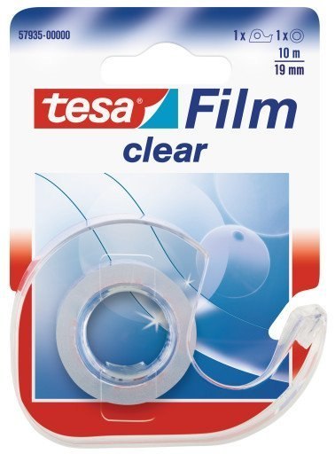 Taśma biurowa TESAfilm Clear 10m X19mm +Dyspenser 57935-00000-01 TS Tesa Taśma biurowa TESAfilm Clear 10m X19mm +Dyspenser 57935-00000-01 TS Tesa
