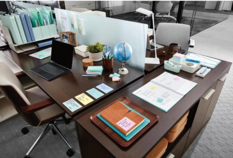 Bloczki ekologiczne POST-IT_ (653-1GB), 38x51mm, 6x100 kart., mix kolorów (X) Post-It 3M