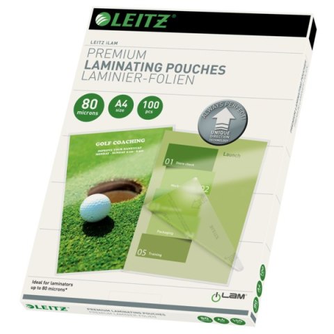 Folia do laminacji Leitz UDT A4 80 mic., 100 szt., 74780000 Leitz Folia do laminacji Leitz UDT A4 80 mic., 100 szt., 74780000 Leitz