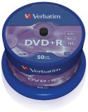 Płyta DVD+R VERBATIM CAKE (50) Matt Silver 4.7GB x16 43550 Verbatim