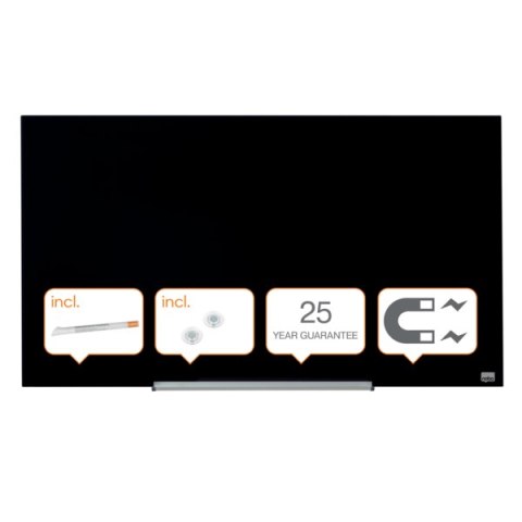 Szklana tablica Nobo Impression Pro 1000x560mm, czarna 1905180 Nobo Szklana tablica Nobo Impression Pro 1000x560mm, czarna 1905180 Nobo