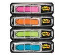 Zakładki indeksujące POST-IT (684-ARR4), PP, 12x43mm, strzałka, 4x24 kart., mix kolorów neonowy 3M-70071353612 Post-It 3M