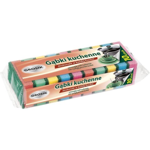 Zmywaki gąbka do zmywania (10 szt.) GROSIK 7931 J & J