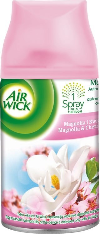 AIR WICK wkład do odświeżacza 250ml Freshmatic Magnolia i Kwiat Wiśni 41807 Air wick AIR WICK wkład do odświeżacza 250ml Freshmatic Magnolia i Kwiat Wiśni 41807 Air wick