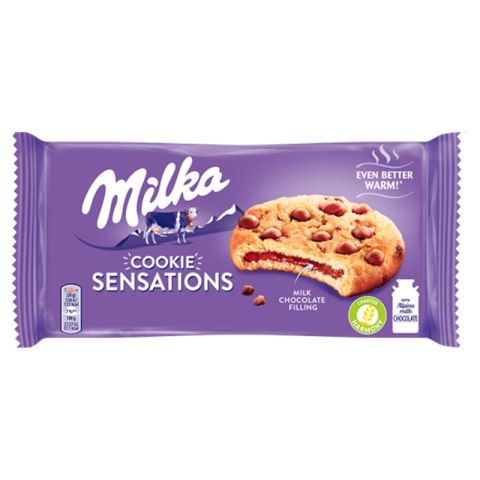 Ciastka MILKA SENSATION CHOCO INSIDE 156g (jasne) Milka Ciastka MILKA SENSATION CHOCO INSIDE 156g (jasne) Milka