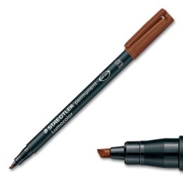 Foliopis Lumocolor, B, wodoodporny, brązowy, Staedtler S 314-7 Staedtler