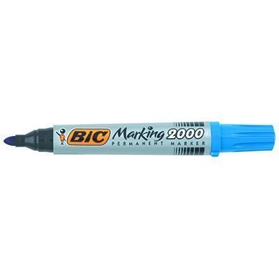 Marker permanentny BIC 2000 Ecolutions niebieski okrągła końcówka, 8209143 Bic Marker permanentny BIC 2000 Ecolutions niebieski okrągła końcówka, 8209143 Bic