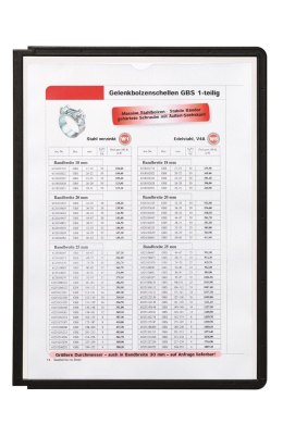 Panele prezentacyjne ramka czarna SHERPA 5606-01 DURABLE Durable