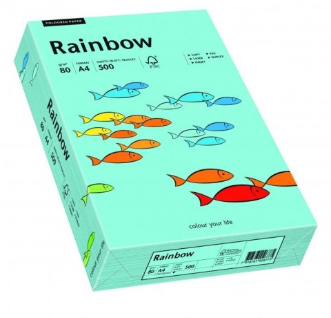 Papier xero kolorowy RAINBOW morski R84 88042717 Rainbow Papier xero kolorowy RAINBOW morski R84 88042717 Rainbow