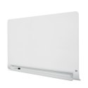 Szklana tablica Nobo Impression Pro z zaokrąglonymi rogami 1260x710mm, lśniąca biel Nobo