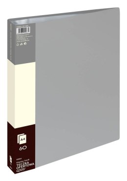 Teczka ofertowa 9006A, szary, 60 koszulek GRAND 120-1826 Grand