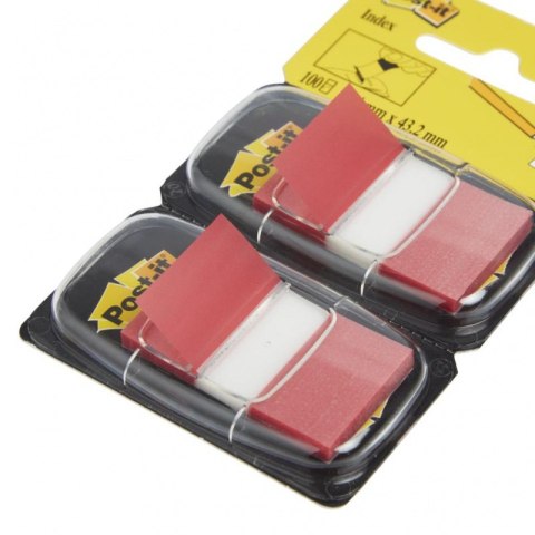 Zakładki indeksujące POST-IT_ (680-R2EU), PP, 25,4x43,2mm, 2x50 kart., czerwone Post-It 3M Zakładki indeksujące POST-IT_ (680-R2EU), PP, 25,4x43,2mm, 2x50 kart., czerwone Post-It 3M