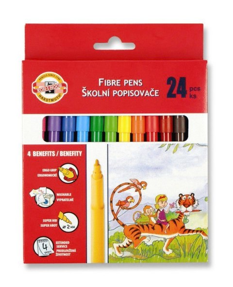 Flamastry 24kol 771002BD08 KOH-I-NOOR 2034 Koh-i-noor Flamastry 24kol 771002BD08 KOH-I-NOOR 2034 Koh-i-noor