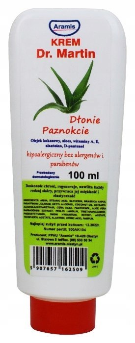 Krem do rąk ARAMIS 100ml aloesowy Aramis Krem do rąk ARAMIS 100ml aloesowy Aramis