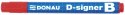 Marker sucho.D-SIGNER B czerwo ny okr.7372001-04PL DONAU (X) SALE Donau
