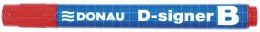 Marker sucho.D-SIGNER B czerwo ny okr.7372001-04PL DONAU (X) SALE Donau