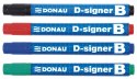 Marker sucho.D-SIGNER B czerwo ny okr.7372001-04PL DONAU (X) SALE Donau