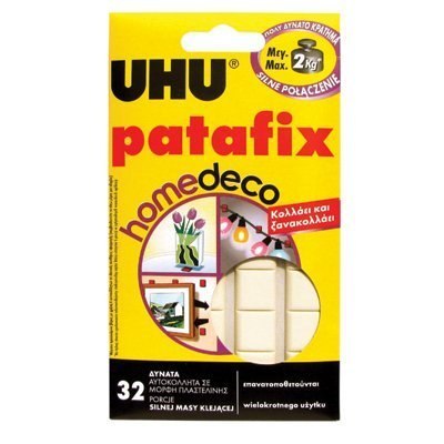Masa samop.PATAFIX HOMEDECO UHU 40015 do 2kg (32kwadraty) Uhu Masa samop.PATAFIX HOMEDECO UHU 40015 do 2kg (32kwadraty) Uhu