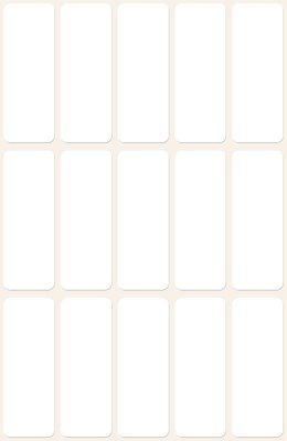 Minietykiety do opisu ręcznego 3076 38 x 14 6ark Avery Zweckform Avery Zweckform