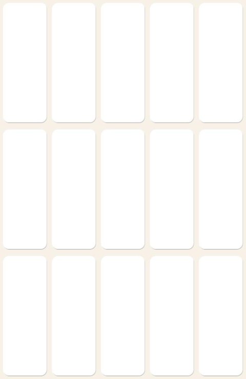 Minietykiety do opisu ręcznego 3076 38 x 14 6ark Avery Zweckform Avery Zweckform