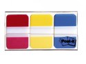 Zakładki indeksujące POST-IT do archiwizacji (686-RYB), PP, silne, 38x25mm, 3x22 kart., mix kolorów Post-It 3M