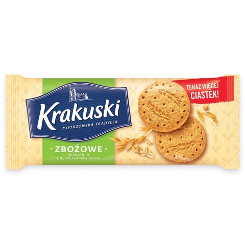 Ciastka BAHLSEN KRAKUSKI ZBOŻOWE 201g Krakuski Ciastka BAHLSEN KRAKUSKI ZBOŻOWE 201g Krakuski