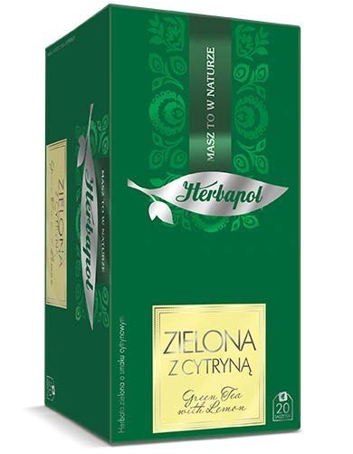 Herbata HERBAPOL BREAKFAST ZIELONA Z CYTRYNĄ (20 kopert) Herbapol Herbata HERBAPOL BREAKFAST ZIELONA Z CYTRYNĄ (20 kopert) Herbapol