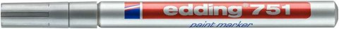 Marker lakierowy 1-2mm 751 srebrny EDDING końcowka okrągła Edding