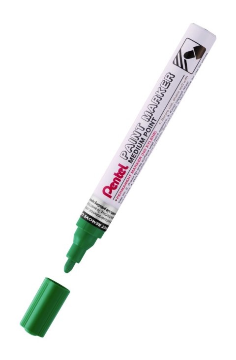 Marker olejowy Pentel średnia okrągła końcówka, MMP10-D zielony Pentel Marker olejowy Pentel średnia okrągła końcówka, MMP10-D zielony Pentel