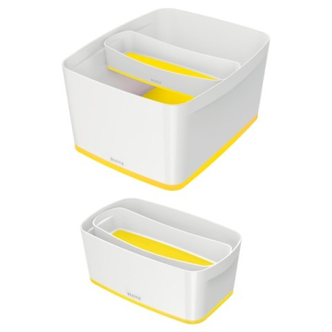 MyBox Organizer podłużny, biało-żółty 52581016 Leitz MyBox Organizer podłużny, biało-żółty 52581016 Leitz
