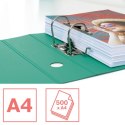 Segregator Esselte ColourBreeze, z polyfoamu A4, 82 mm, zielony 626218 Esselte