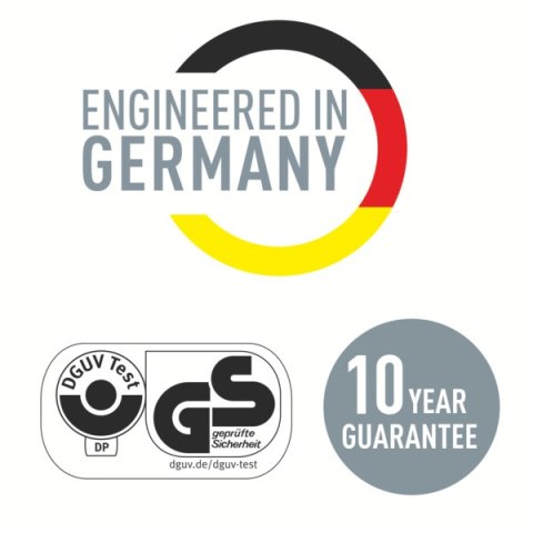 Zszywacz + dziurkacz metalowy Leitz Mini WOW, różowy, 10 lat gwarancji, 10 kartek 55612023 (X) Leitz