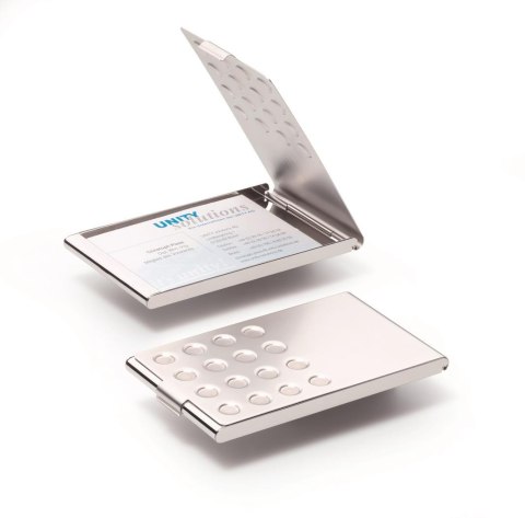 BUSINESS CARD BOX chrome Chrom, etui na 20 wizytówek Srebrny 244023 DURABLE Durable BUSINESS CARD BOX chrome Chrom, etui na 20 wizytówek Srebrny 244023 DURABLE Durable