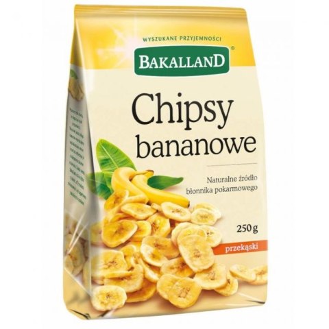 Chipsy bananowe 200g BAKALLAND Bakalland Chipsy bananowe 200g BAKALLAND Bakalland