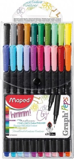 Cienkopis GRAPH PEPS 20szt.etui 749151 MAPED 0.4mm SALE Maped