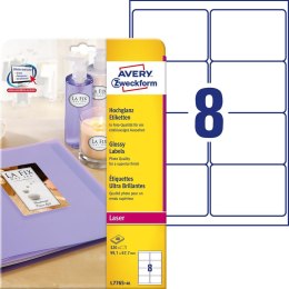 Etykiety błyszczące L7765-40 99,1 x 67,7 40ark Avery Zweckform (X) Avery Zweckform