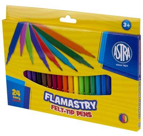 Flamastry Astra CX - 24 kolory, 314107003 Astra Flamastry Astra CX - 24 kolory, 314107003 Astra